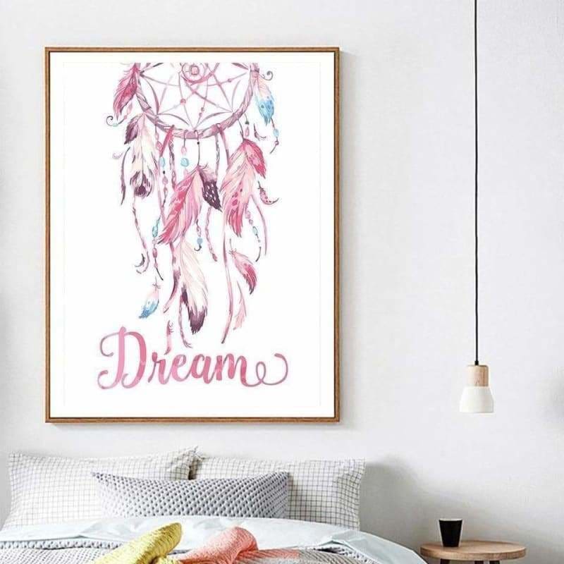 Feather Diy Paint By Numbers Kits VM95375 - NEEDLEWORK KITS