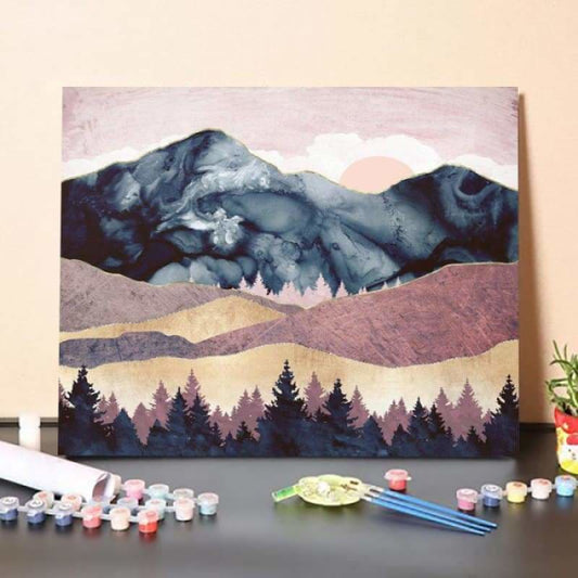 ferdasecPaint By Numbers Kit – Mauve Vista