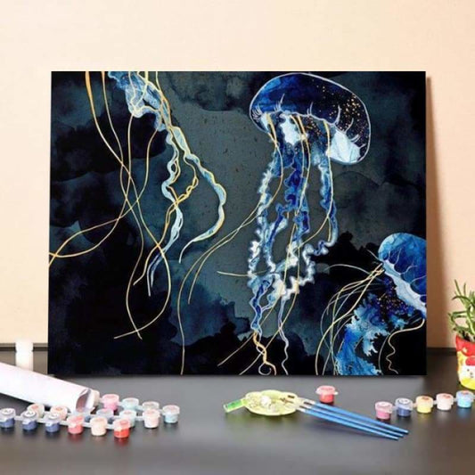 ferdasecPaint By Numbers Kit – Metallic Ocean III