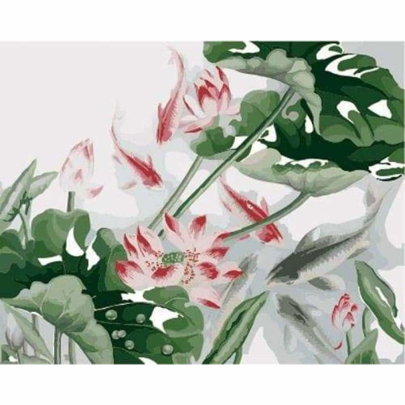 Fish Diy Paint By Numbers Kits ZXE250 - NEEDLEWORK KITS