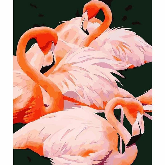 Flamingo Diy Paint By Numbers Kits PBN97938 - NEEDLEWORK KITS