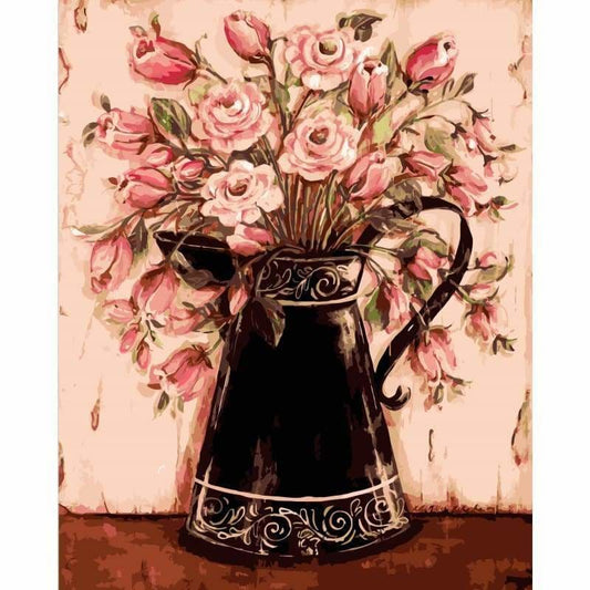 Flower Diy Paint By Numbers Kits YM-4050-160 - NEEDLEWORK KITS