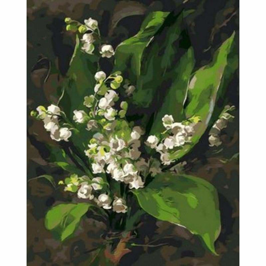 Flower Diy Paint By Numbers Kits ZXQ955 - NEEDLEWORK KITS