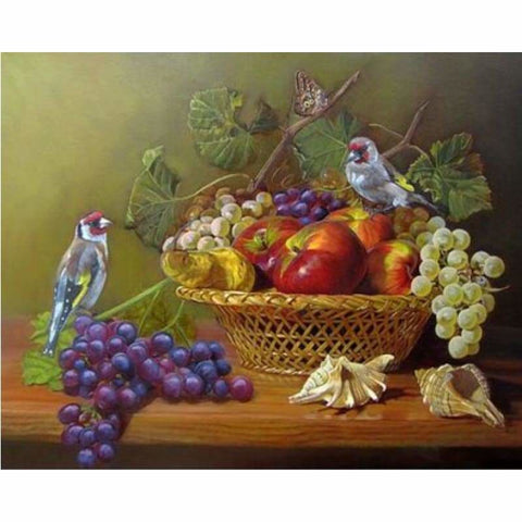 Fruit Paint By Numbers Kits ZXQ2283 - NEEDLEWORK KITS