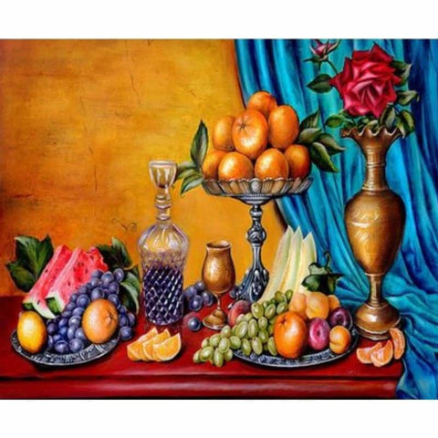 Fruit Paint By Numbers Kits ZXQ2878-22 - NEEDLEWORK KITS