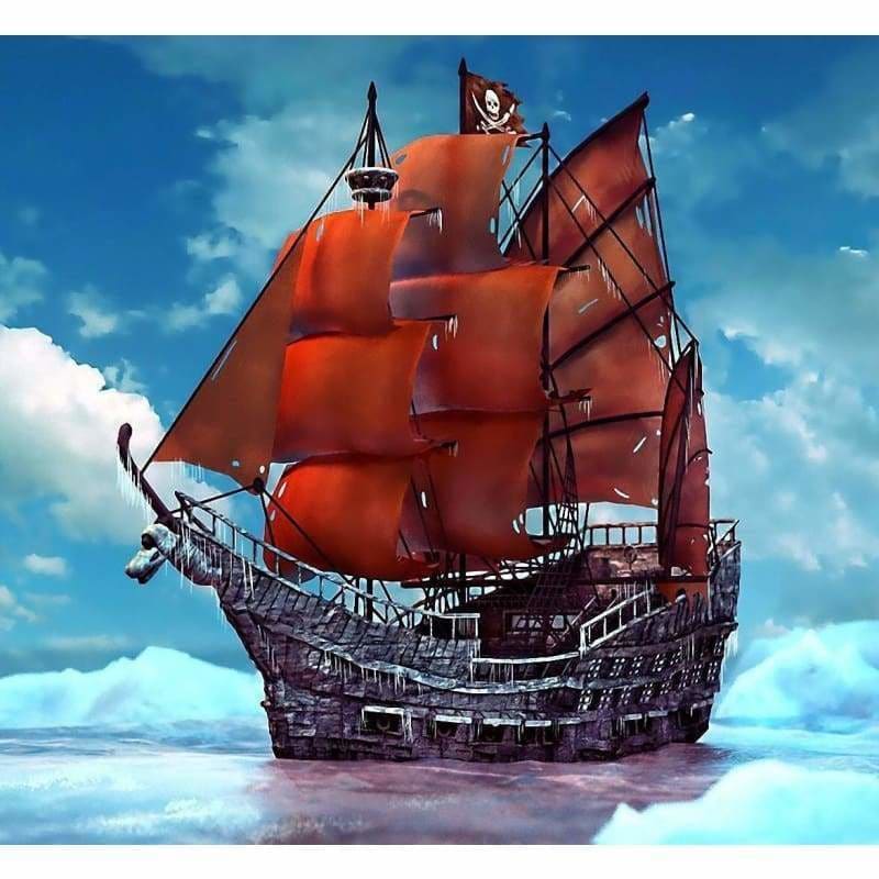 Landscape Boat Diy Paint By Numbers Kits PBN91391 - NEEDLEWORK KITS