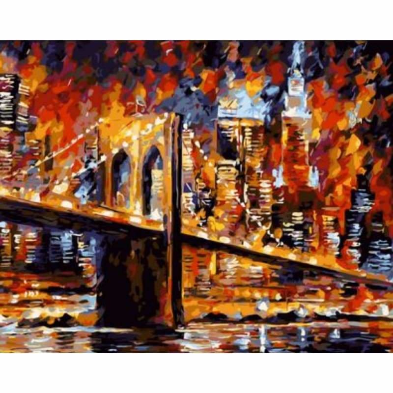 Landscape Bridge Paint By Numbers Kits ZXQ687-23 - NEEDLEWORK KITS