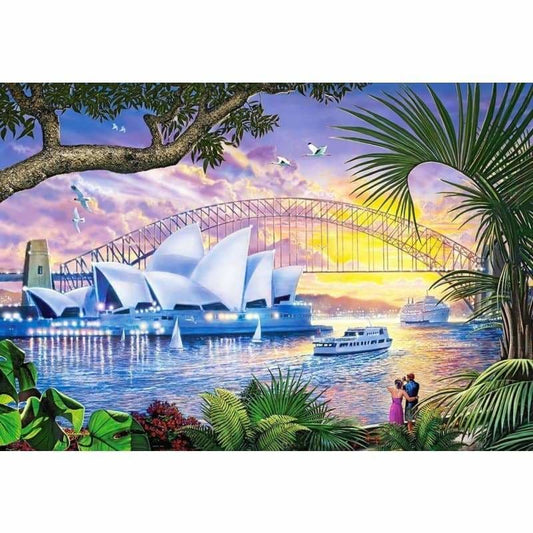 Landscape City Diy Paint By Numbers Kits ZXQ2336-20 - NEEDLEWORK KITS