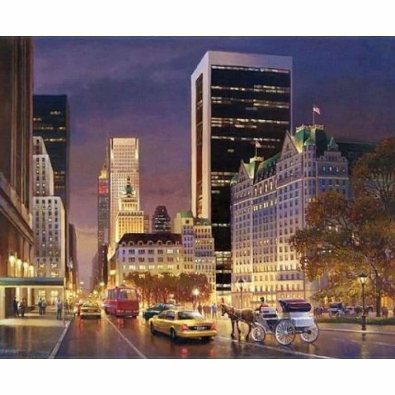 Landscape City Diy Paint By Numbers Kits ZXQ2874 - NEEDLEWORK KITS