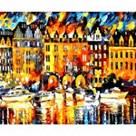 Landscape City Street Diy Paint By Numbers Kits PBN92809 - NEEDLEWORK KITS