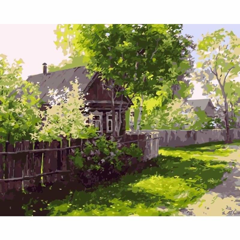 Landscape Cottage Diy Paint By Numbers Kits SY-4050-046 - NEEDLEWORK KITS