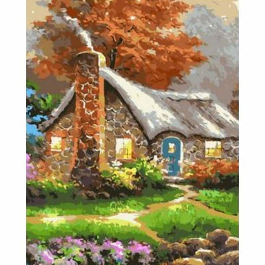 Landscape Cottage Diy Paint By Numbers Kits ZXQ1853-27 - NEEDLEWORK KITS