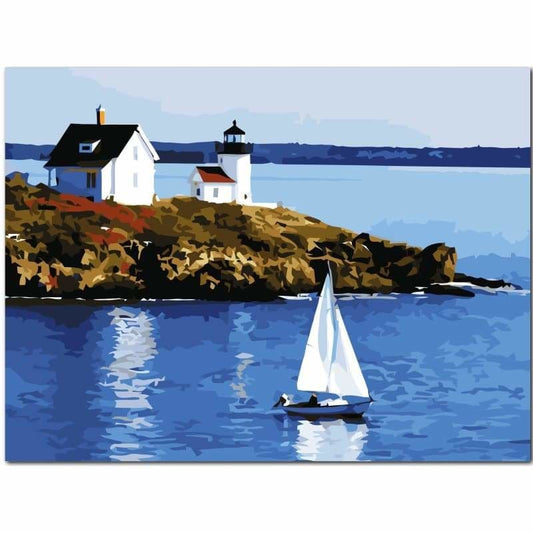 Landscape Diy Paint By Numbers Kits YM-4050-117 - NEEDLEWORK KITS