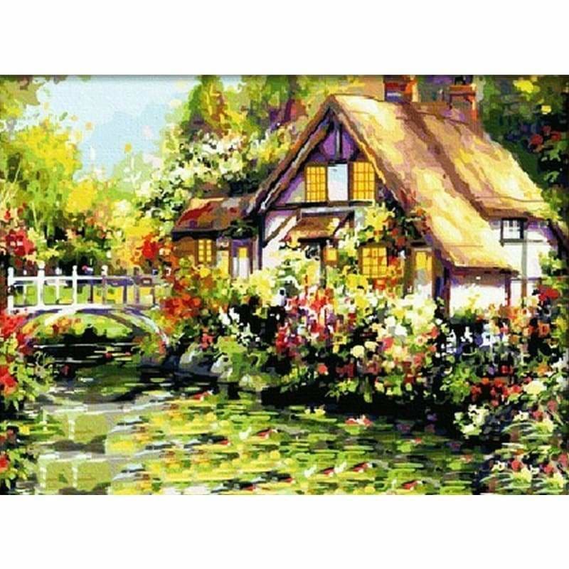 Landscape Diy Paint By Numbers Kits YM-4050-323 - NEEDLEWORK KITS