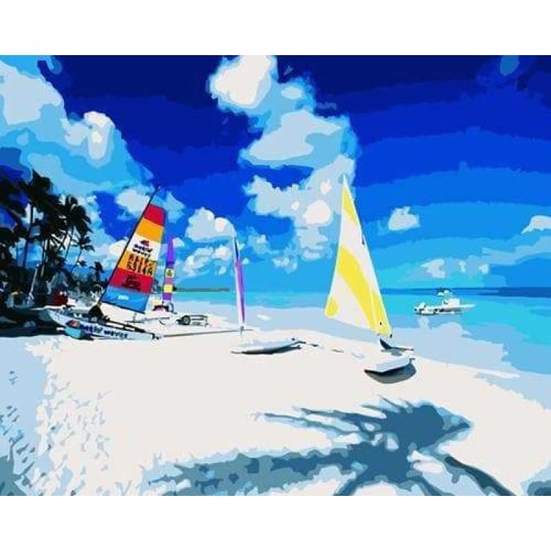 Landscape Diy Paint By Numbers Kits ZXB506-23 - NEEDLEWORK KITS