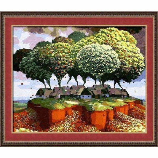 Landscape Diy Paint By Numbers Kits ZXQ069 - NEEDLEWORK KITS
