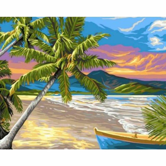 Landscape Diy Paint By Numbers Kits ZXQ1665 - NEEDLEWORK KITS