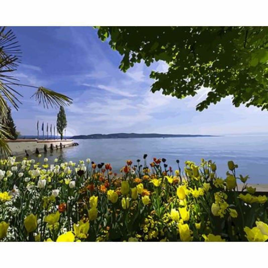 Landscape Diy Paint By Numbers Kits ZXQ3972 - NEEDLEWORK KITS