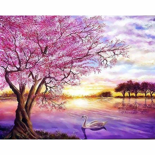 Landscape Diy Paint By Numbers Kits ZXZ-162 - NEEDLEWORK KITS