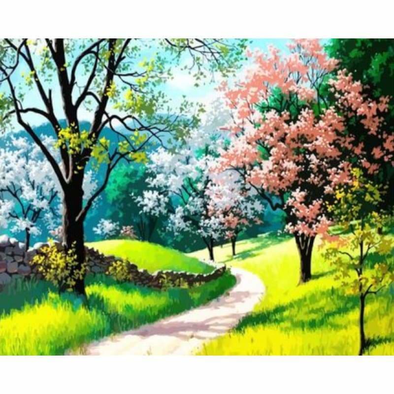 Landscape Forest Diy Paint By Numbers Kits ZXQ2809 - NEEDLEWORK KITS