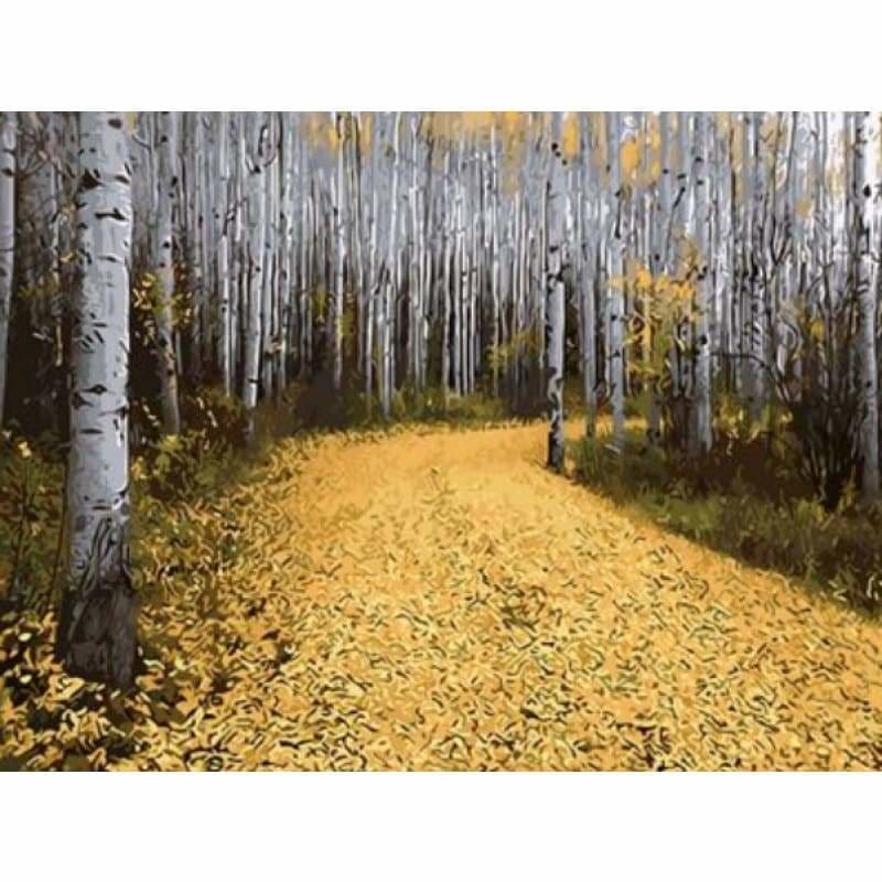 Landscape Forest Diy Paint By Numbers Kits ZXQ403 - NEEDLEWORK KITS