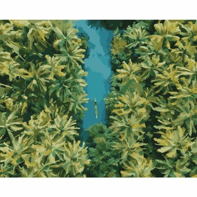 Landscape Forest Diy Paint By Numbers WM-1385 - NEEDLEWORK KITS