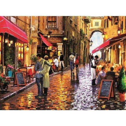 Landscape Street Diy Paint By Numbers Kits PBN92172 - NEEDLEWORK KITS