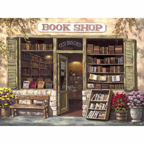 Landscape Street Diy Paint By Numbers Kits ZXQ3231-21 - NEEDLEWORK KITS