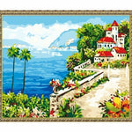 Landscape Town Diy Paint By Numbers Kits YM-4050-056 - NEEDLEWORK KITS