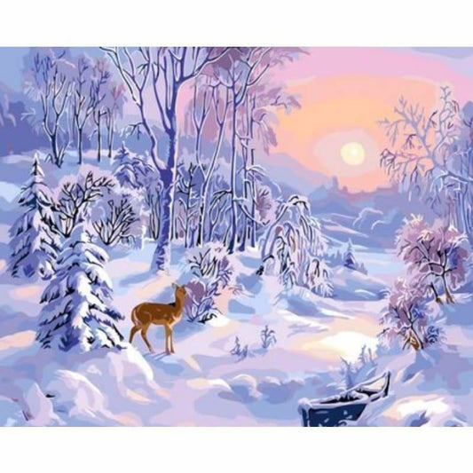 Landscape Village Paint By Numbers Kits ZXQ3151 - NEEDLEWORK KITS