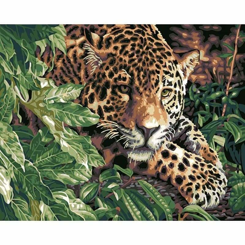 Leopard Diy Paint By Numbers Kits PBN96332 - NEEDLEWORK KITS