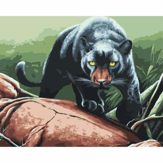 Leopard Diy Paint By Numbers Kits WM-398 - NEEDLEWORK KITS