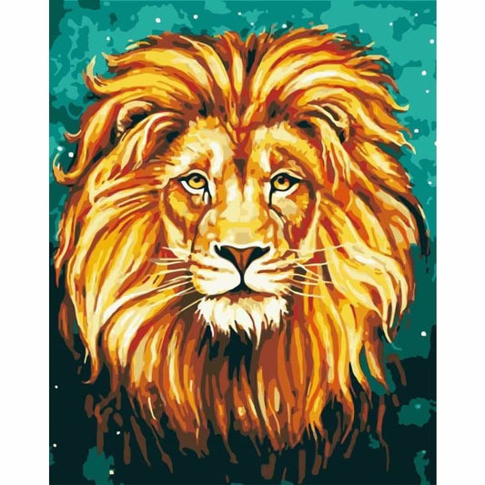 Lion Diy Paint By Numbers Kits WM-272 - NEEDLEWORK KITS
