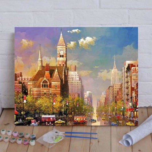 New York Afternoon Paint By Numbers Kit