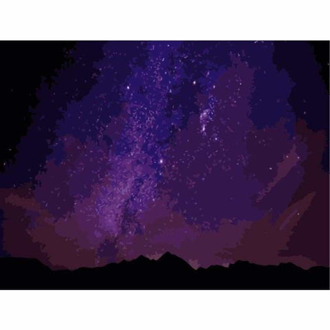 Night Sky Diy Paint By Numbers Kits WM-1473 - NEEDLEWORK KITS