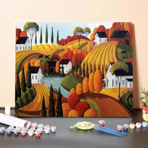 Paint By Numbers Kit Autumn Glory