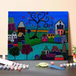 Paint By Numbers Kit-Ciudad Maravillosa