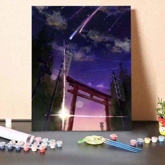 Paint by Numbers Kit-Color Meteor