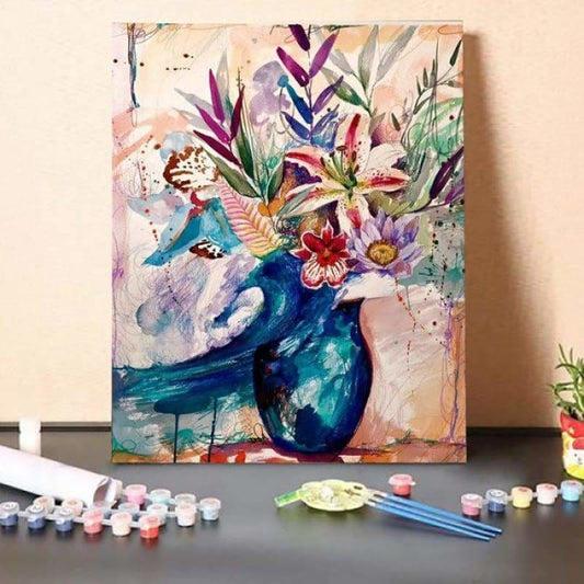 Paint by Numbers Kit-Colorful Flowers