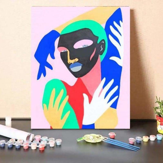 Paint By Numbers Kit Colorful Illustration Art