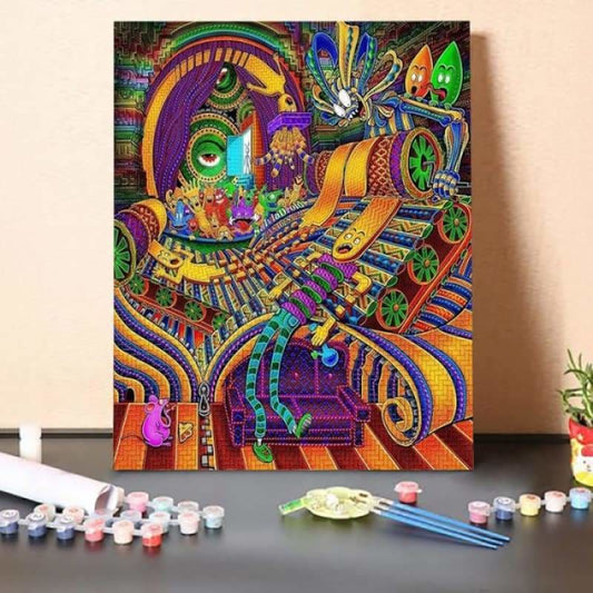 Paint by Numbers Kit-Dazzling Color