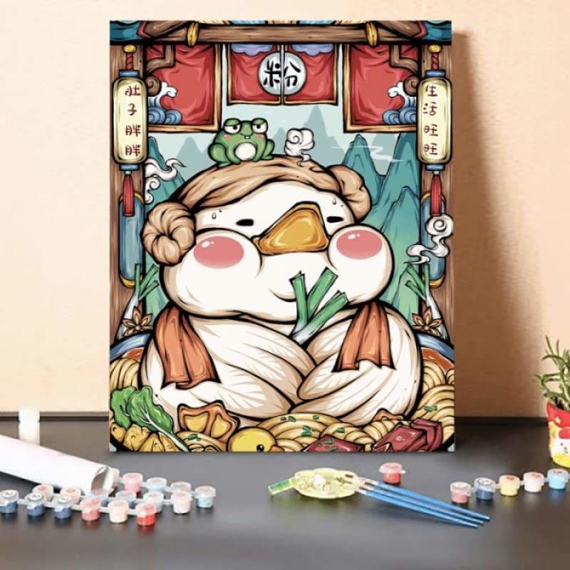Paint by Numbers Kit-Delicious duck