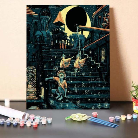 Paint by Numbers Kit-Extraterrestrial Civilization