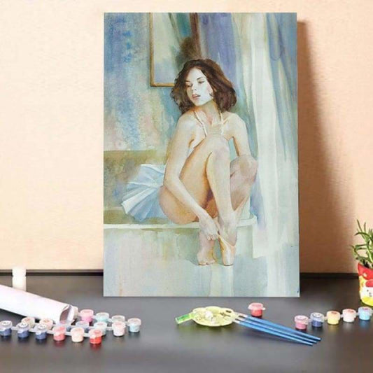 Paint By Numbers Kit-Female Dancer