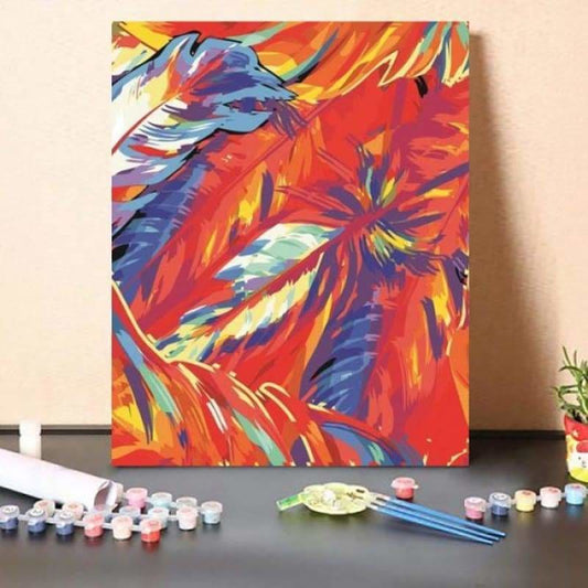 Paint By Numbers Kit Flame feather