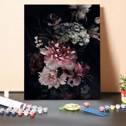 Paint by Numbers Kit-Flower Love