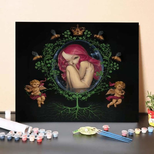Paint by Numbers Kit-Gestation
