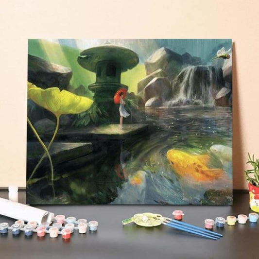 Paint by Numbers Kit-Giant Kois