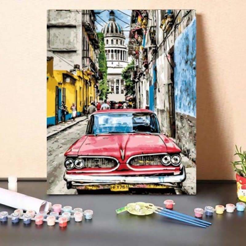 Paint By Numbers Kit Havana Streets