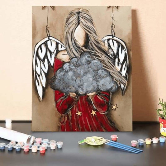 Paint by Numbers Kit-Holding Nebula in hand